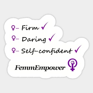 Femme Empower. Sticker